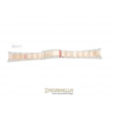 Bracciale Rolex Oyster acciaio oro rosa 18kt ref. 72601 Datejust 116231 20mm nuovo
